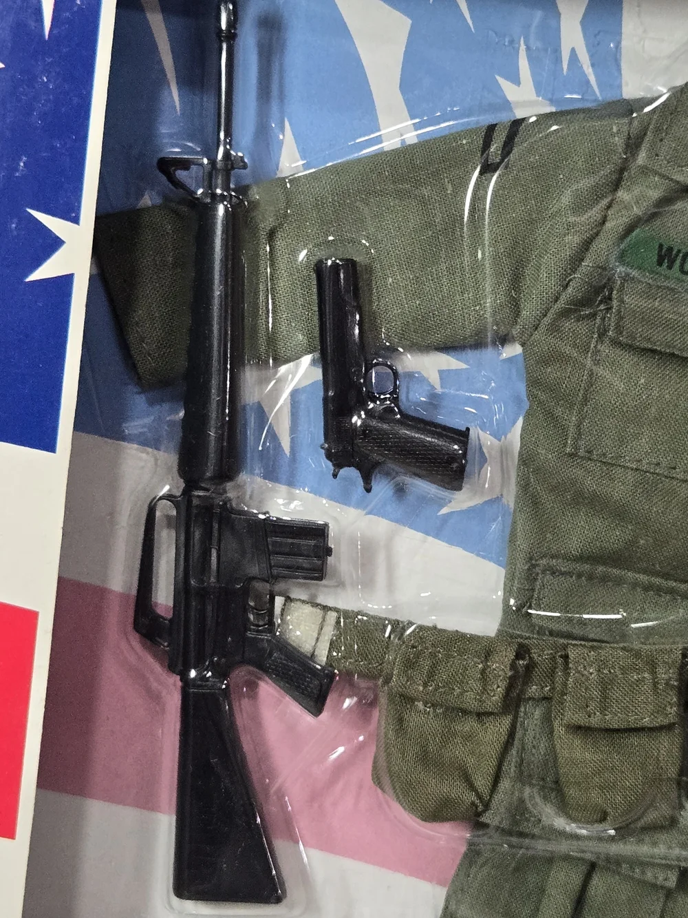 U.S. Serviceman Air Cavalry Action Figure Outfit - Olive Green